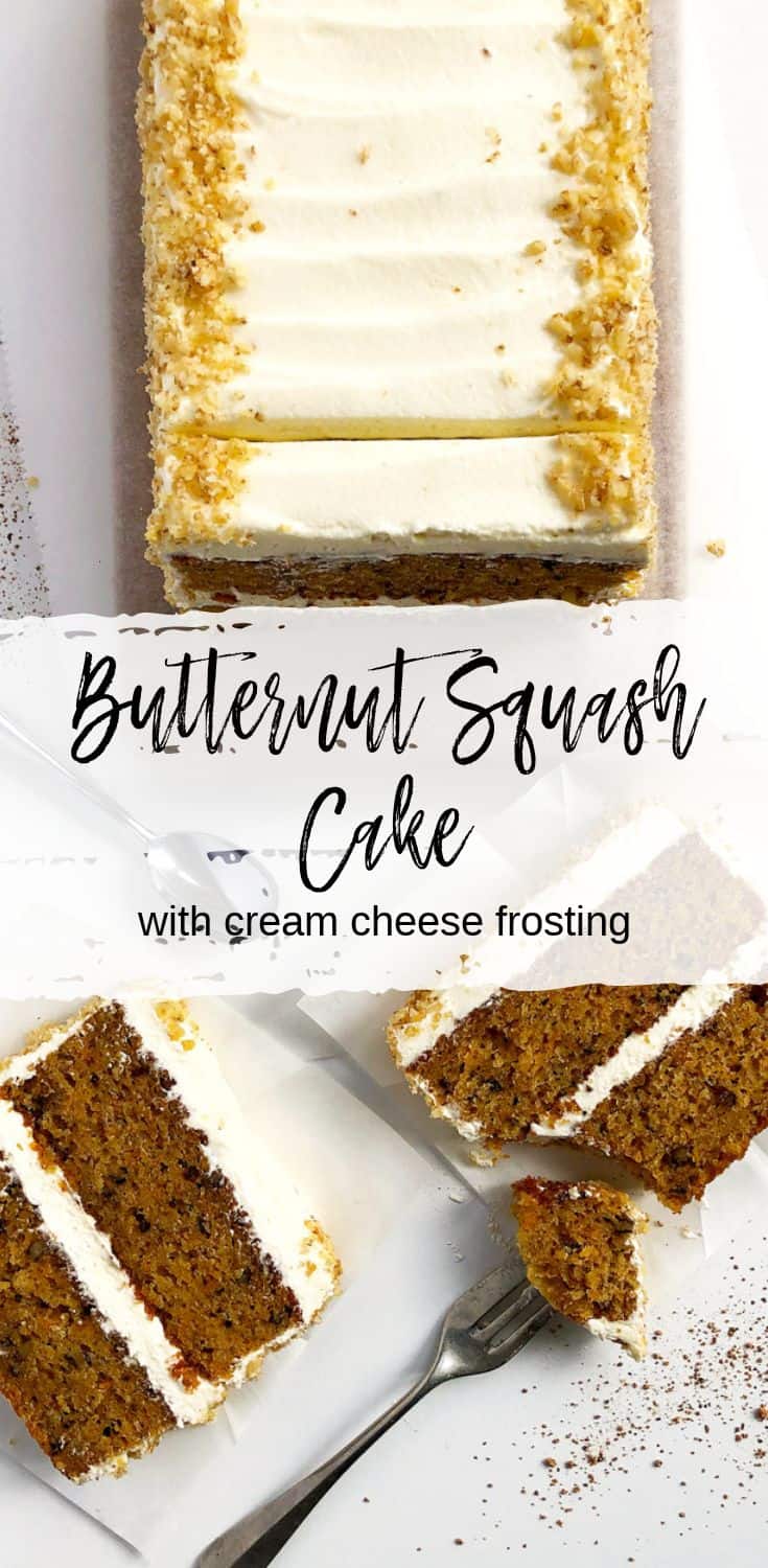 Butternut Squash Cake with Cream Cheese Frosting - All Kitchen Colours